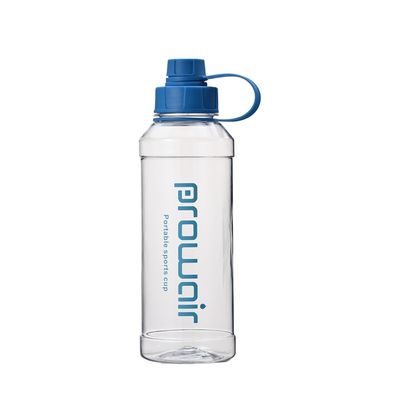 Direct Drinking 1000ML Transparent BPA Free Plastic Water Bottle with Custom Logo