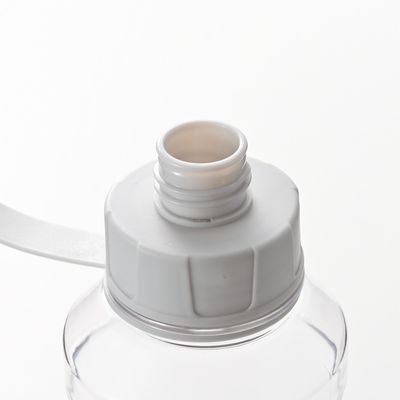 Direct Drinking 1000ML Transparent BPA Free Plastic Water Bottle with Custom Logo