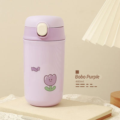 The Most Popular 304 Stainless Steel Kettle for Kids 480ml Capacity Vacuum Flasks Thermoses