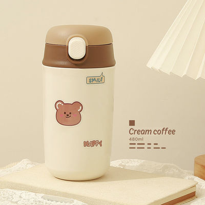 The Most Popular 304 Stainless Steel Kettle for Kids 480ml Capacity Vacuum Flasks Thermoses