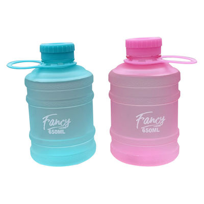 650ML Mini Bucket Shaped Plastic Water Bottle for Camping Thermal Insulation Performance
