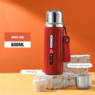 316 Stainless Steel Portable Travel Cup with 600ml/800ml Capacity and Customized Color