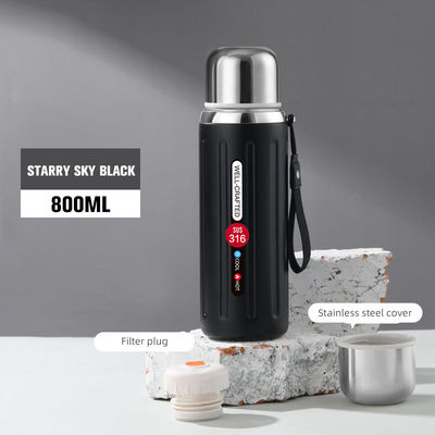 316 Stainless Steel Portable Travel Cup with 600ml/800ml Capacity and Customized Color