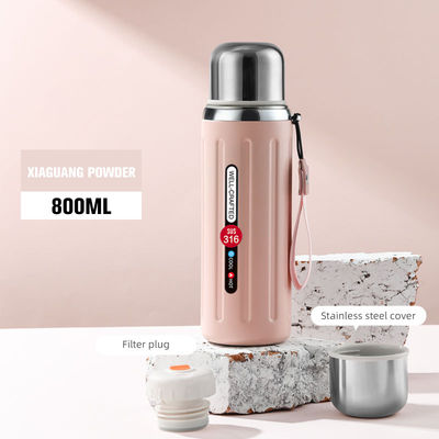 316 Stainless Steel Portable Travel Cup with 600ml/800ml Capacity and Customized Color