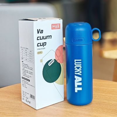316 Stainless Steel Kids Water Bottle Cute Tumbler Cup Portable Thermos Outdoor Sports Flask With Lid