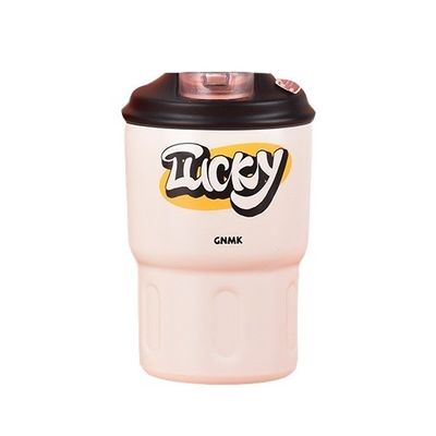 350ml Cute Design Stainless Steel Double-Wall Vacuum Insulated Coffee Mug With Lid