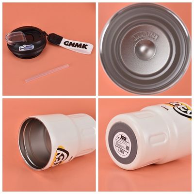 350ml Cute Design Stainless Steel Double-Wall Vacuum Insulated Coffee Mug With Lid