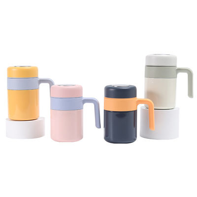 Eco-Friendly Business 304 Stainless Steel Double Layer Insulated Coffee Mug with Lid
