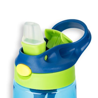 Water Flowing Method Straw Type 500ml BPA Free Tritan Plastic Drink Water Bottle