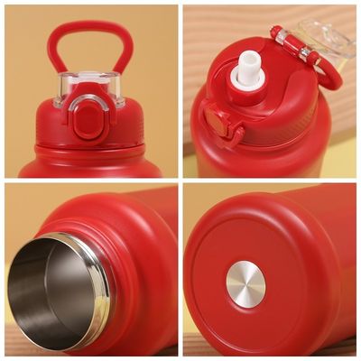 Double-wall Insulated Stainless Steel Sports Water Bottle for Eco-Friendly Camping