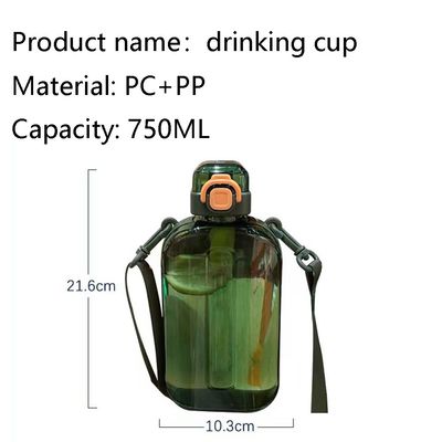 Convenient and Customizable Attractive Design BPA Free Sports Water Bottle 750ML
