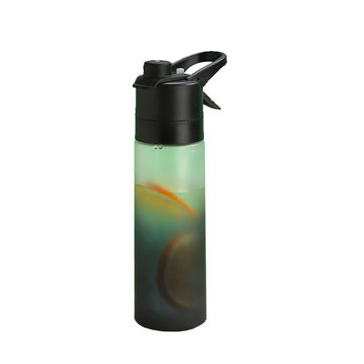 Custom Logo Outdoor Bicycle Cycling Water Bottle with 650ML Capacity and Spray Function