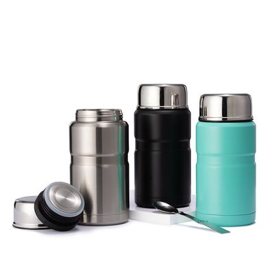 Custom Logo Stainless Steel Vacuum Thermos for Double Wall Insulated Bento Lunch Box Set