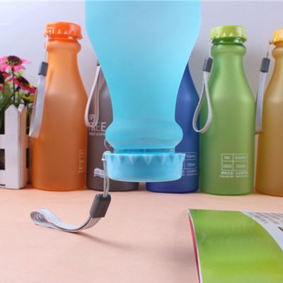 Sealed Drinking Bottle 550ml Reusable Gym Bpa Free Sport Plastic Water Bottles With Rope