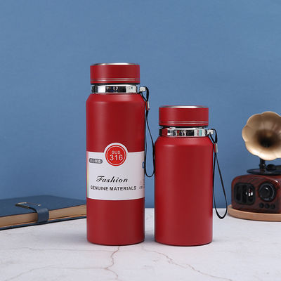 Multi-capacity 304 Stainless Steel Hot Water Bottle for Outdoor Adventures and Travel