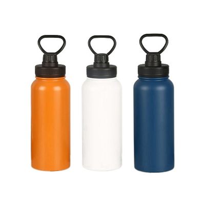 Sample Provide Customized Wide Mouth 1000ML Stainless Steel Vacuum Travel Water Bottle