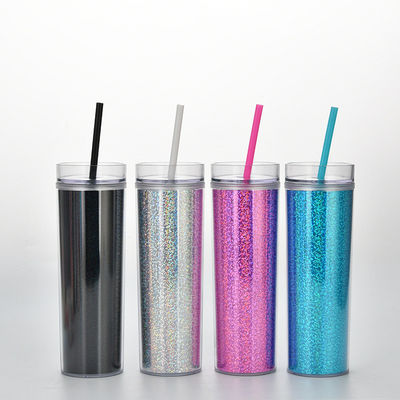 Custom Modern Bling Coffee Tumbler with Lid 450ml Capacity and None Thermal Insulation