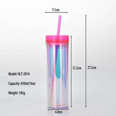 Custom Modern Bling Coffee Tumbler with Lid 450ml Capacity and None Thermal Insulation