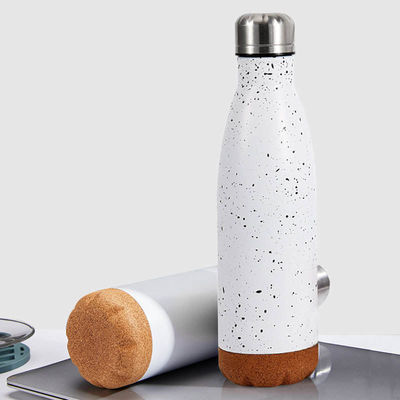 500ml Custom Patterned Stainless Steel Sport Water Bottle with Double Wall Insulation