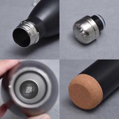 500ml Custom Patterned Stainless Steel Sport Water Bottle with Double Wall Insulation