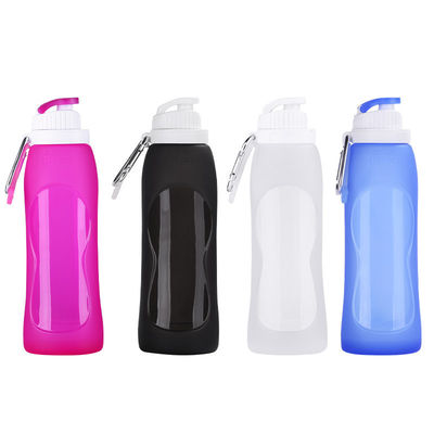 Stay Hydrated on Your Outdoor Trip Customized Logo Silicone Sport Travel Water Bottle