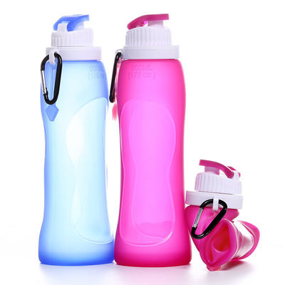 Stay Hydrated on Your Outdoor Trip Customized Logo Silicone Sport Travel Water Bottle