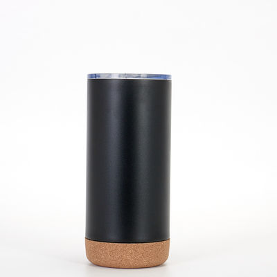 0.5KG White Black Double Wall Vacuum Insulated Stainless Steel Coffee Mug With Lid