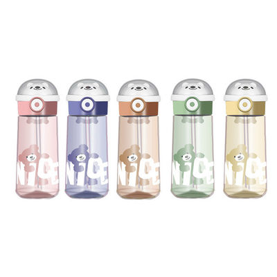 Straw Type Water Flowing Method Customised Water Bottle with 480ml and 620ml Capacity