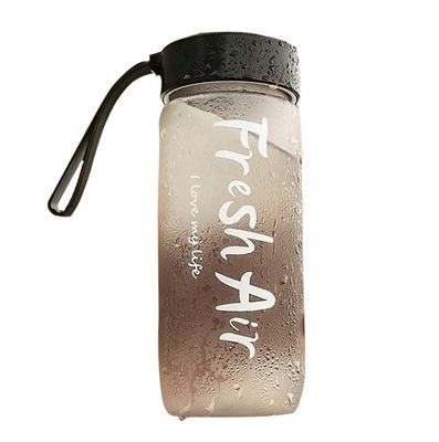Stocked 600ML Portable Frosted Water Bottle for Travel and Sports Leak-proof Design