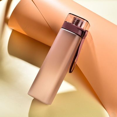Square Frosted Plastic Water Bottle for Keeping Drink Hot Cold and Customized Color