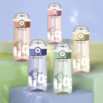 Eco Friendly Laurel Pink Water Bottle for Children Non Spill and Leakproof Design