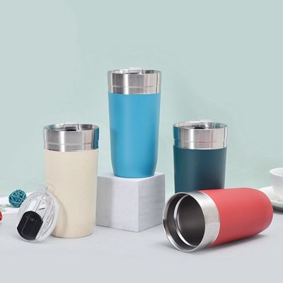 16 oz Stainless Steel Coffee Cup with Lid Keep Your Coffee at the Perfect Temperature