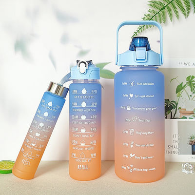 3 Pcs in 1 Set Purple Eco-Friendly Safety Durable Water Bottles for Your Hydration Needs