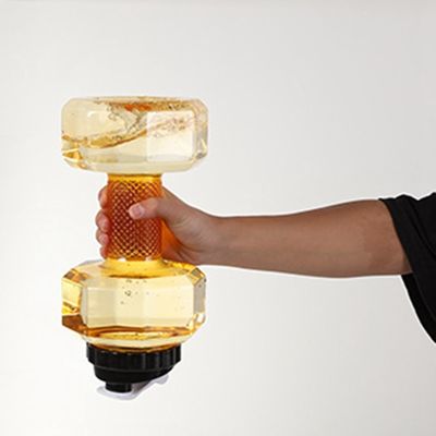 Creative Design Gym Dumbbell Shaped Bottle 2200ml for Running Fitness and Enthusiasts