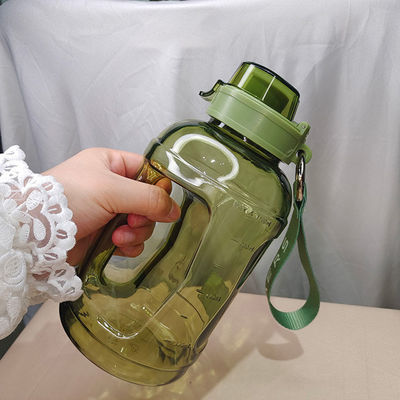 Customized Logo Acceptable 1.1 Gallon Tritan Water Bottle with Time Marker and 249.7g