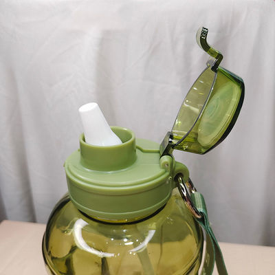 Customized Logo Acceptable 1.1 Gallon Tritan Water Bottle with Time Marker and 249.7g