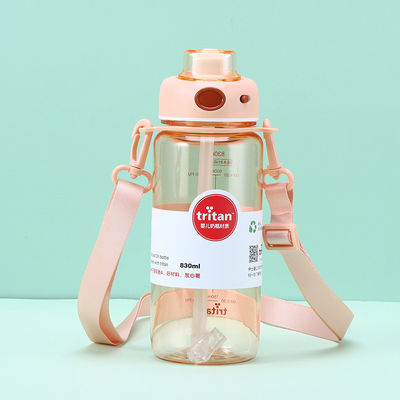 700ml and 830ml Gym Gallon Sport Water Bottle with Time Marker BPA Free Reusable Plastic Tritan