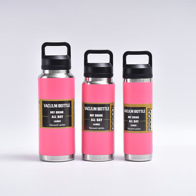 600ml 800ml 1.1L Stainless Steel Vacuum Flask Leak Proof Straw Insulated Water Bottle