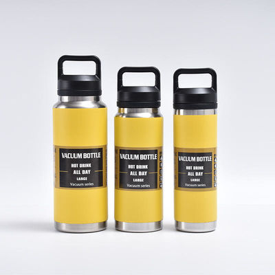 600ml 800ml 1.1L Stainless Steel Vacuum Flask Leak Proof Straw Insulated Water Bottle