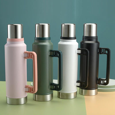 Leakproof Classic Water Bottle for Outdoor Activities 1400ml Stainless Steel Thermos