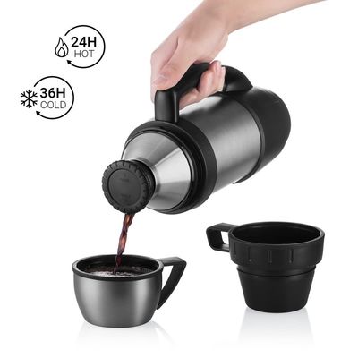 40OZ Stainless Steel Vacuum Flask for Hiking Safety and Eco-Friendly Thermal Water Cup