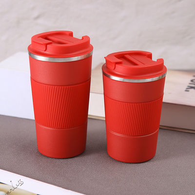 Stainless Steel Water Cup With Screw Lid 380ml 510ml Custom Logo Wide Mouth Coffee Mug