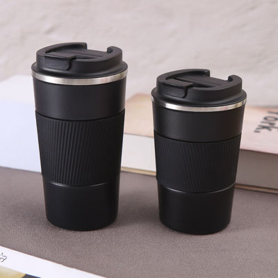 Stainless Steel Water Cup With Screw Lid 380ml 510ml Custom Logo Wide Mouth Coffee Mug