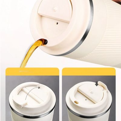 Portable 380ml 510ml Vacuum Insulated Tumbler Stainless Steel Thermos Bottle with Lid