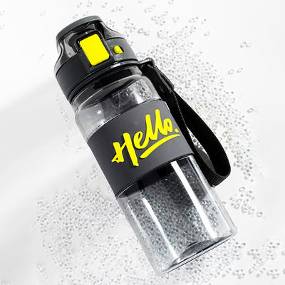 Stocked Tritan Sport Gym Water Bottle with Time Marker and Straw Stay Hydrated All Day