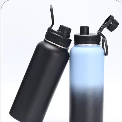 304 Stainless Steel Large Capacity Sports Flask Thermos Cup with Handle and Custom Logo