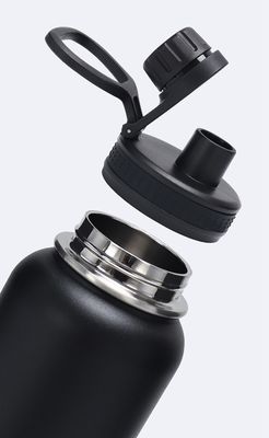 304 Stainless Steel Large Capacity Sports Flask Thermos Cup with Handle and Custom Logo
