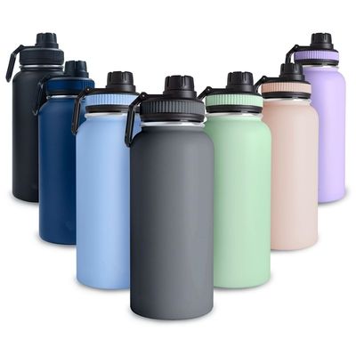 All Applicable People Can Enjoy 32OZ Stainless Steel Sports Water Bottle with BPA Free Lid