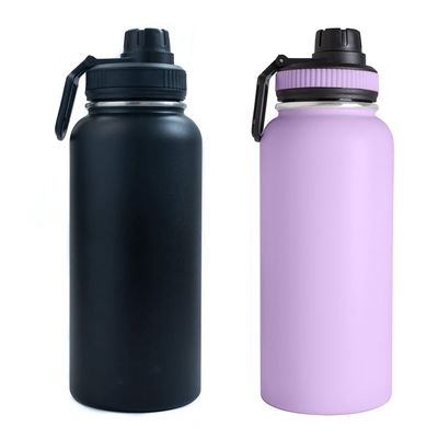 All Applicable People Can Enjoy 32OZ Stainless Steel Sports Water Bottle with BPA Free Lid