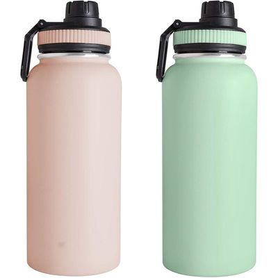 All Applicable People Can Enjoy 32OZ Stainless Steel Sports Water Bottle with BPA Free Lid